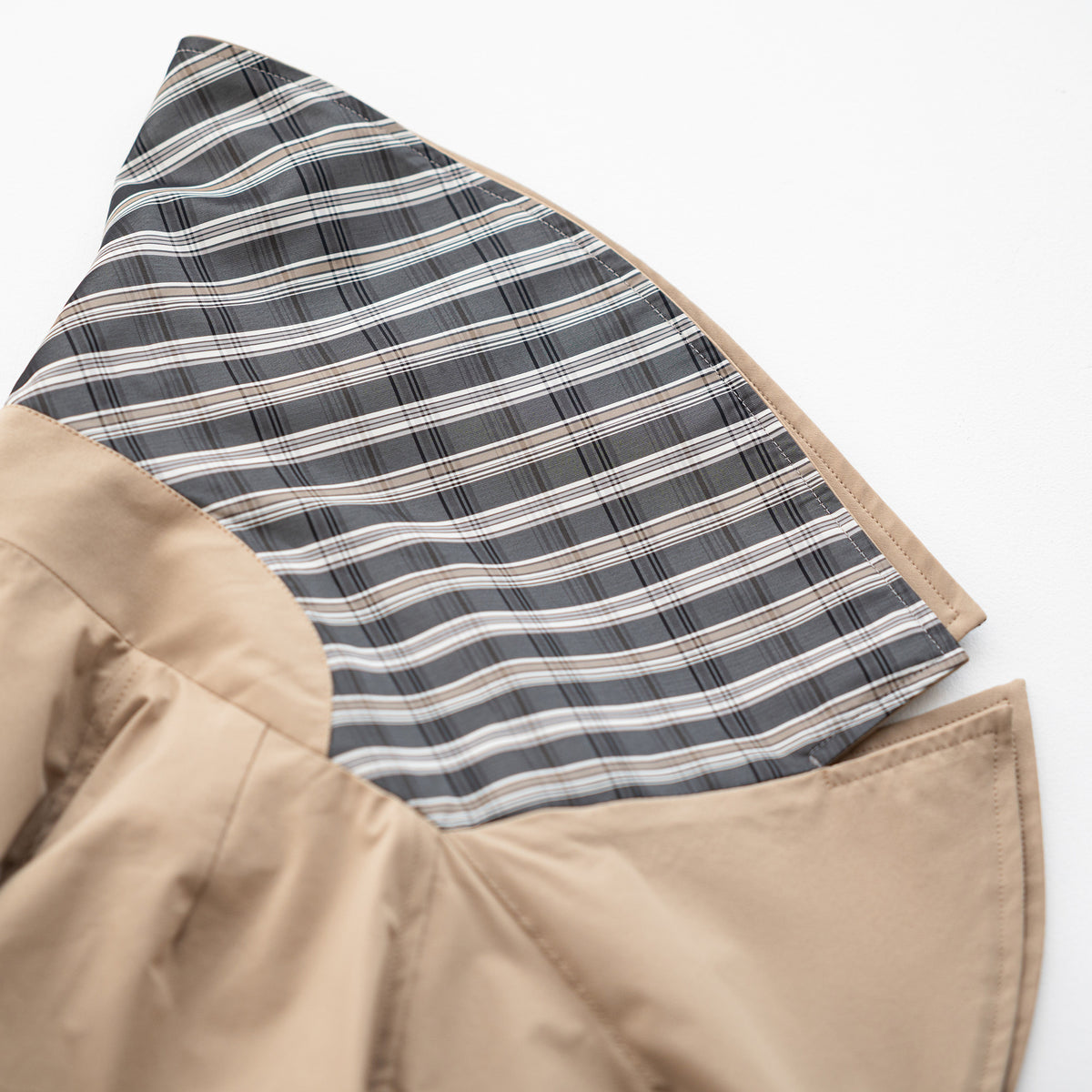 multi coat - olive beige