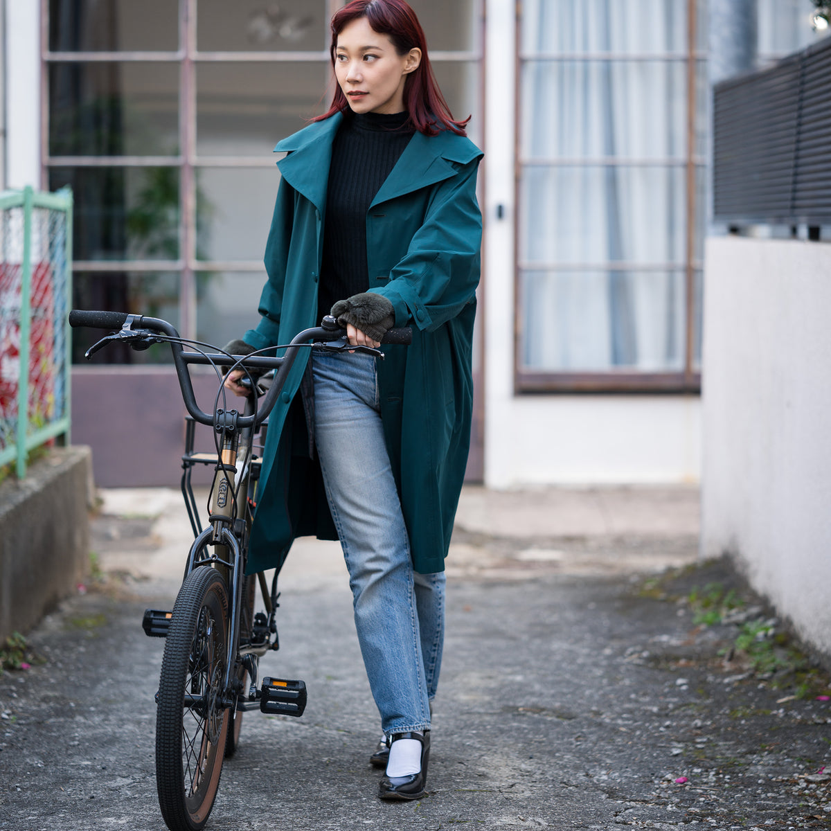 multi coat - dark green