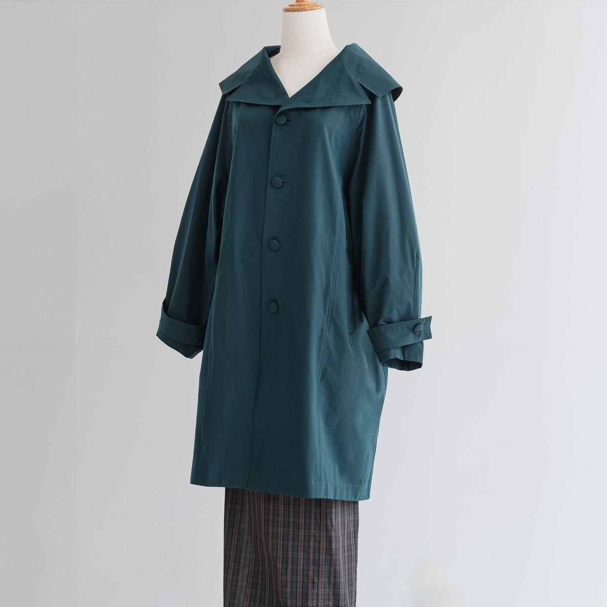 multi coat - dark green
