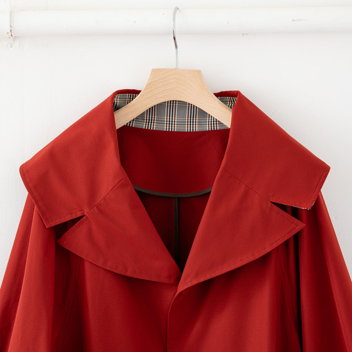 multi coat - dark red