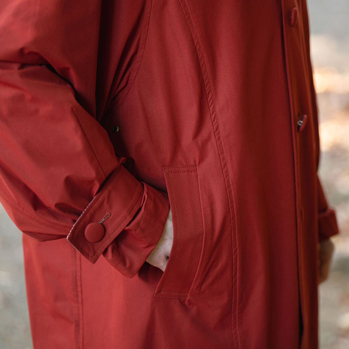 multi coat - dark red