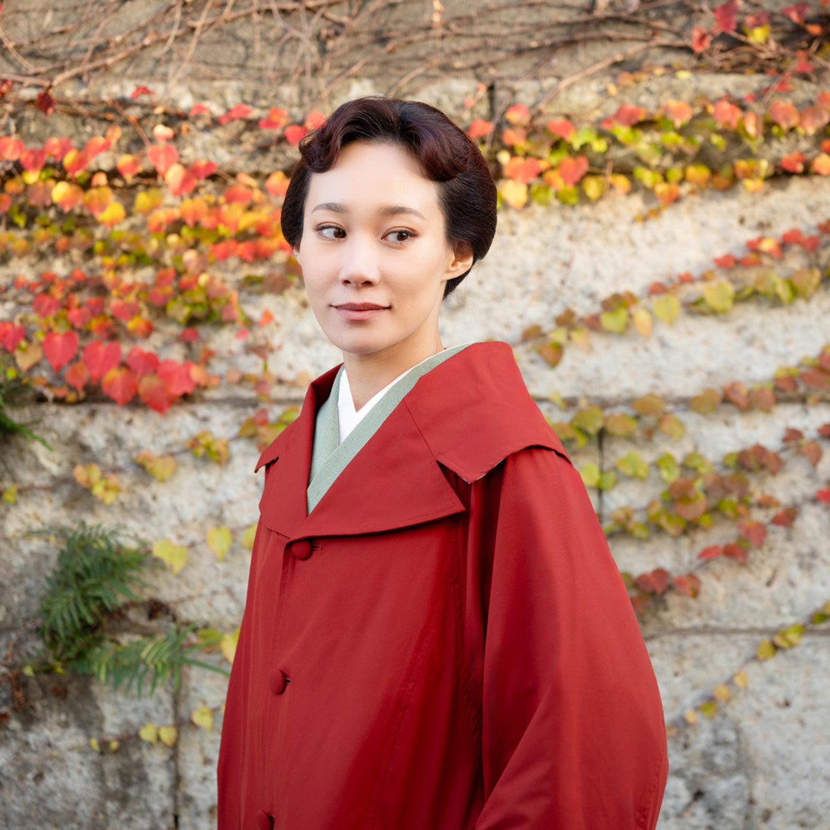 multi coat - dark red