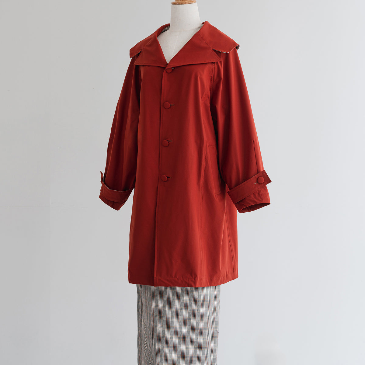 multi coat - dark red