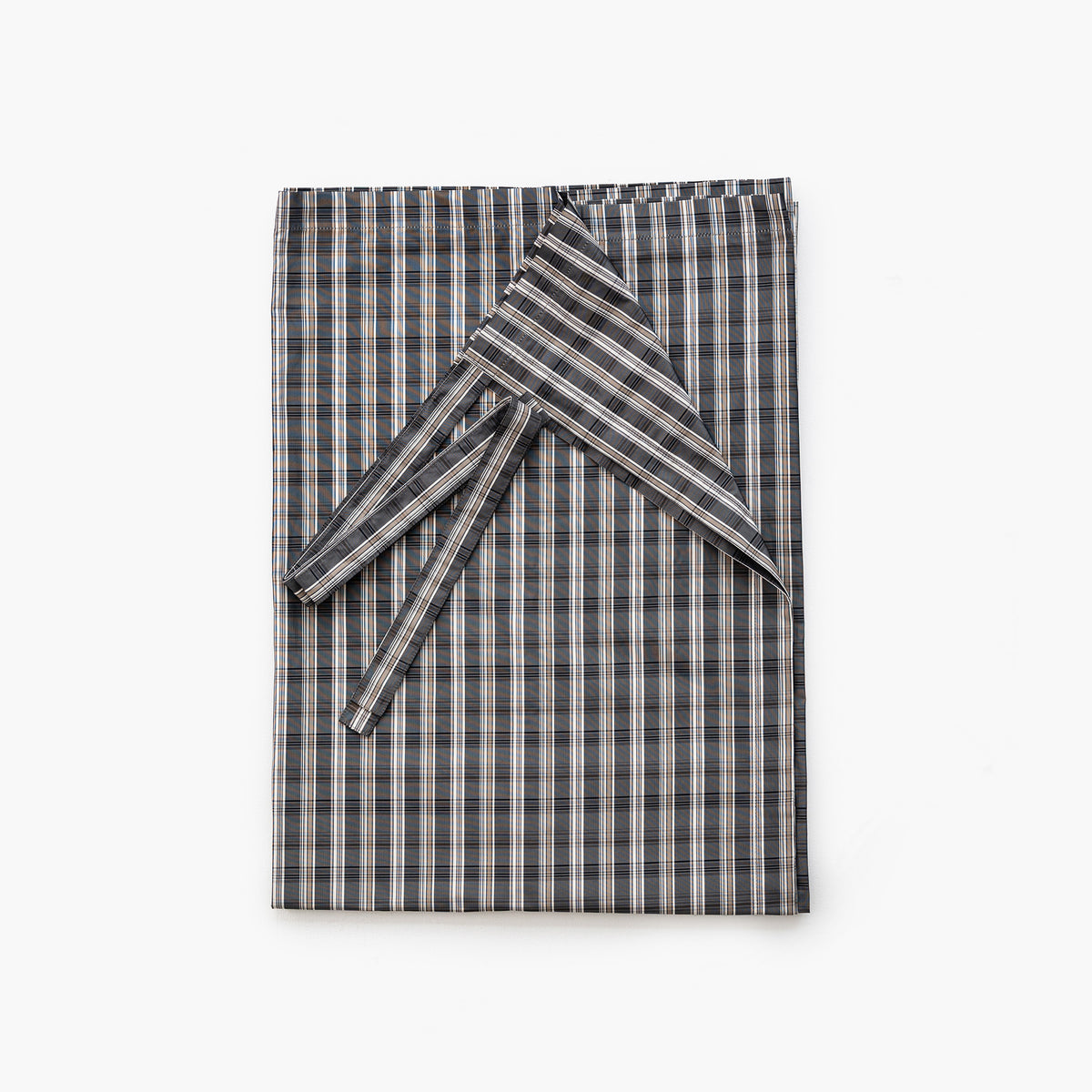 裾除け beige check