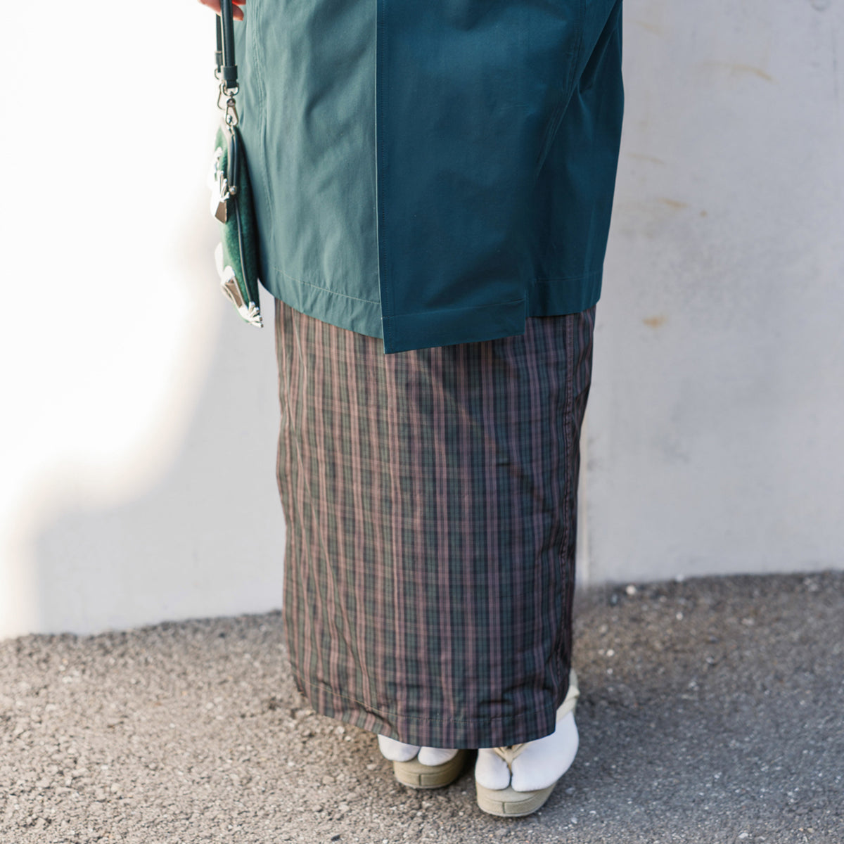 裾除け green check